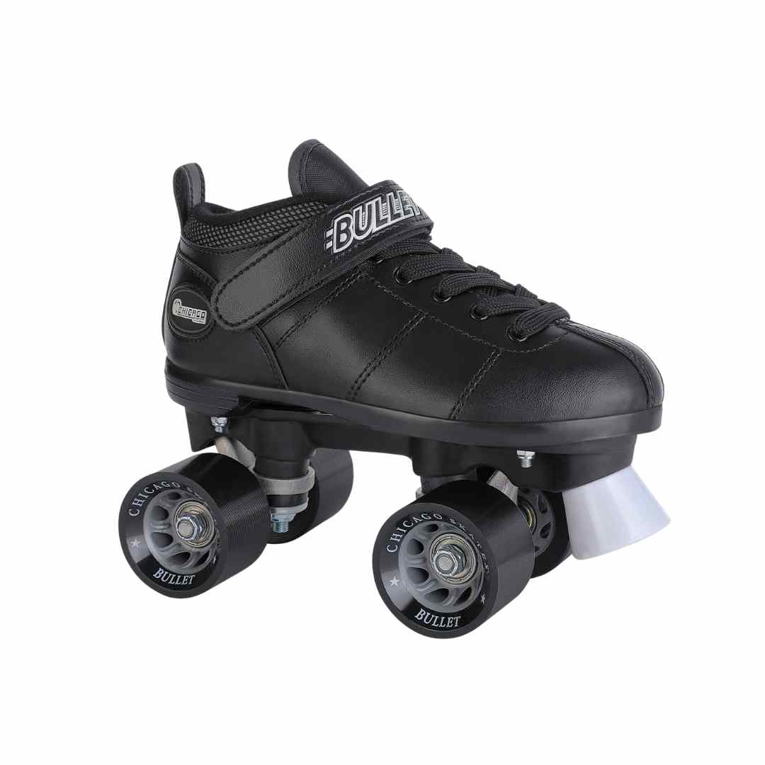 Indoor/Outdoor Roller Skates - Chicago Skates Bullet Quad Men's Speed Roller Skate