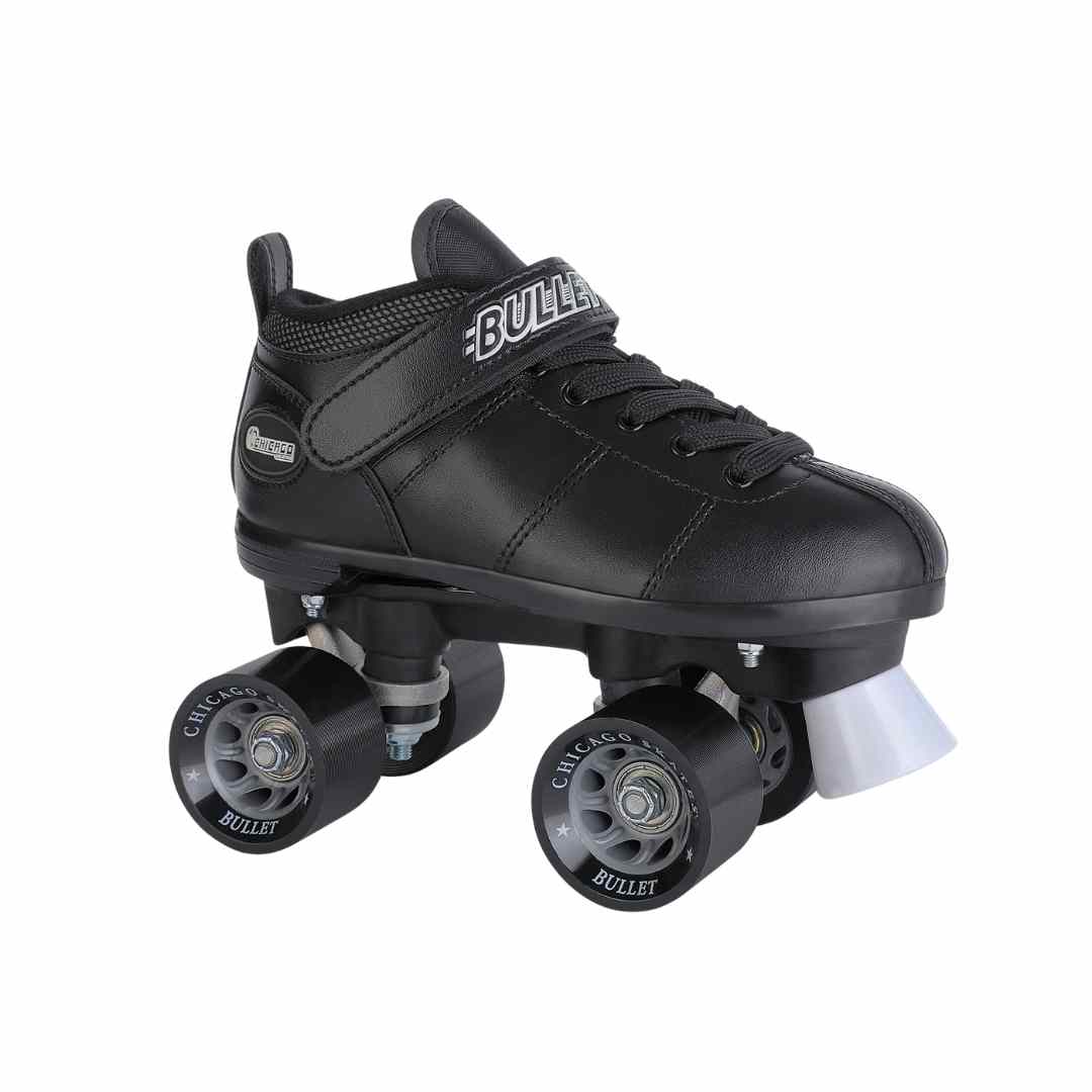 Outdoor Roller Skates - Chicago Skates Bullet Quad Men's Speed Roller Skate