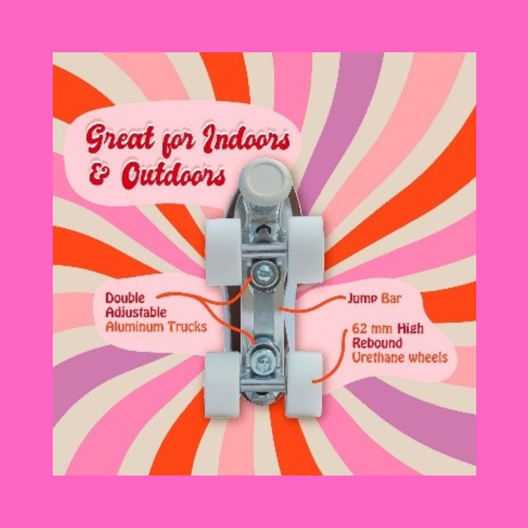 Indoor/Outdoor Roller Skates - CHICAGO Skates Deluxe Leather Lined Rink Skate Ladies and Girls