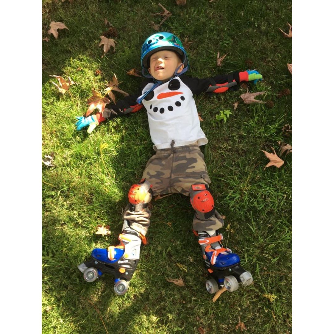 Quad Roller Skates - Chicago Skates Adjustable Junior Quad Skate Blue/Black Versatile and Stylish Kids Skates