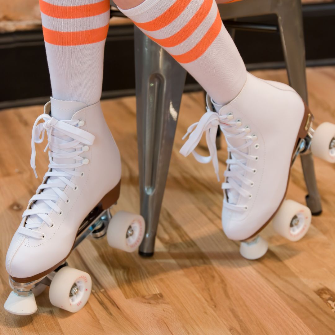 Chicago Skates Deluxe Rink Skate White Iconic Quad Skates