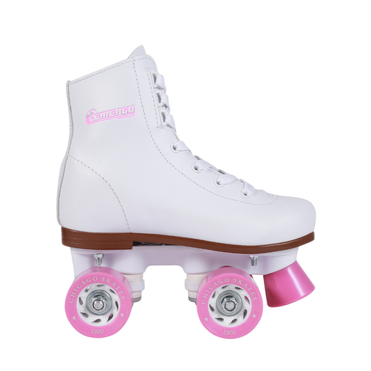Roller Skates - Chicago Skates Junior Indoor/Outdoor Rink Quad Roller Skates White