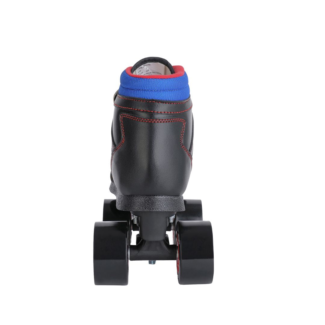 Roller Skates - Indoor/Outdoor Chicago Skates Sidewalk Roller Skate - Black/Red Iconic Quad Skates