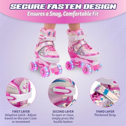 Chicago Glitzy Sparkling Fashion Skate - Unicorn