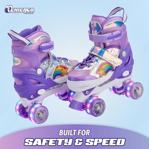 Chicago Glitzy Sparkling Fashion Skate - Rainbow